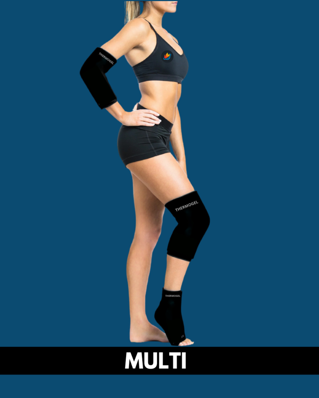 THERMOGEL MULTI - Cotovelo, Antebraço, Punho, Coxa, Joelho, Panturrilha e Tornozelo